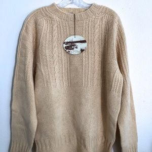 new Nor Easterly Scottish wool sweater L